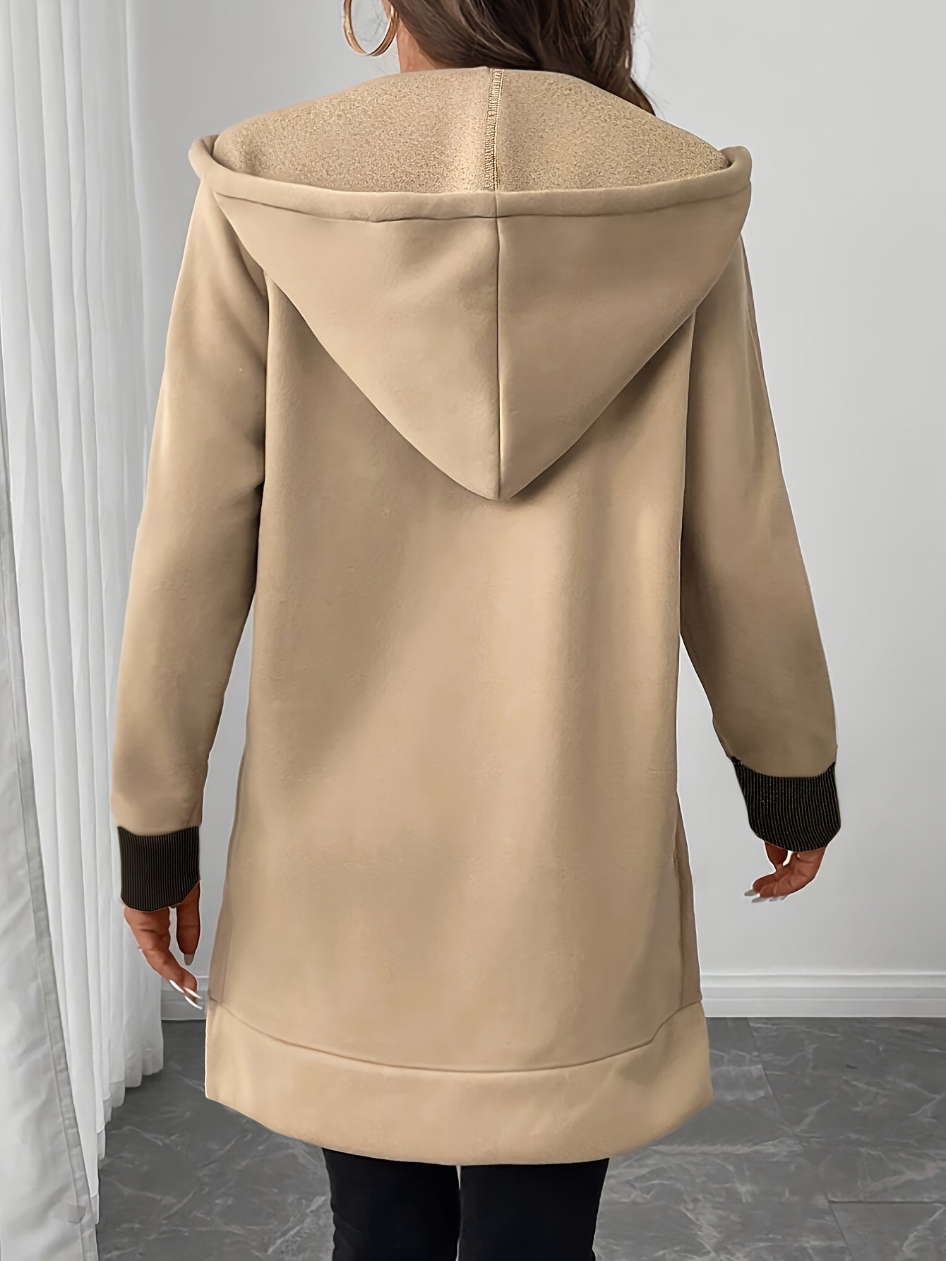 Victoria | Elegant Longline Hoodie