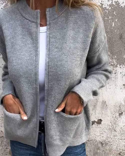 Victoria | Zip-up cardigan