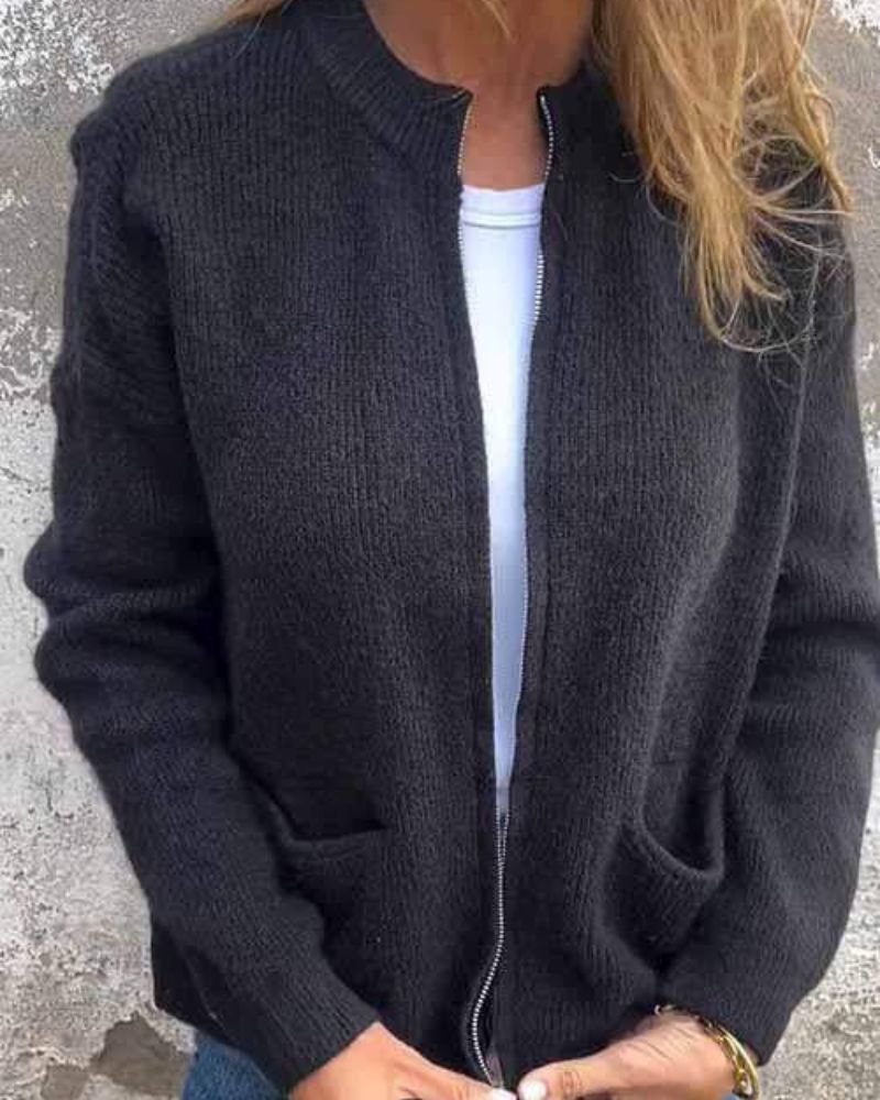 Victoria | Zip-up cardigan
