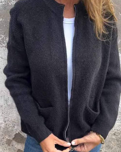 Victoria | Zip-up cardigan