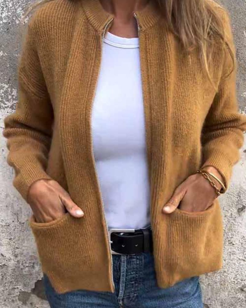 Victoria | Zip-up cardigan
