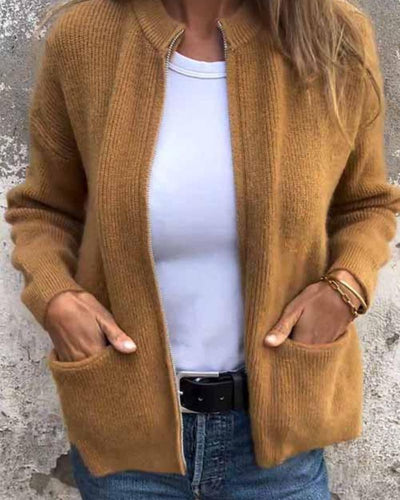Victoria | Zip-up cardigan