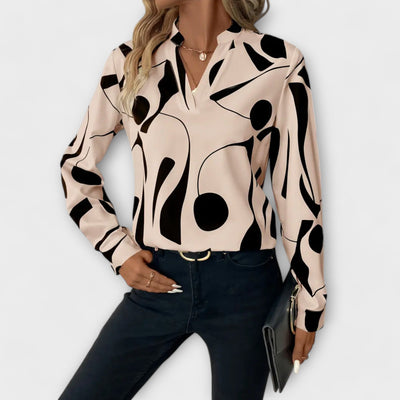 Victoria Elegant Blouse With Design |