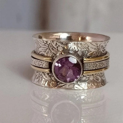 Victoria | Bohemian Crystal Meditation Ring