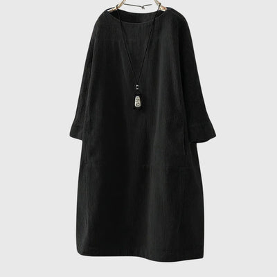 Victoria | Relaxed Corduroy Midi Dress