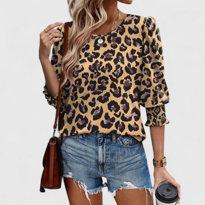 Victoria | Elegant Smocked Top