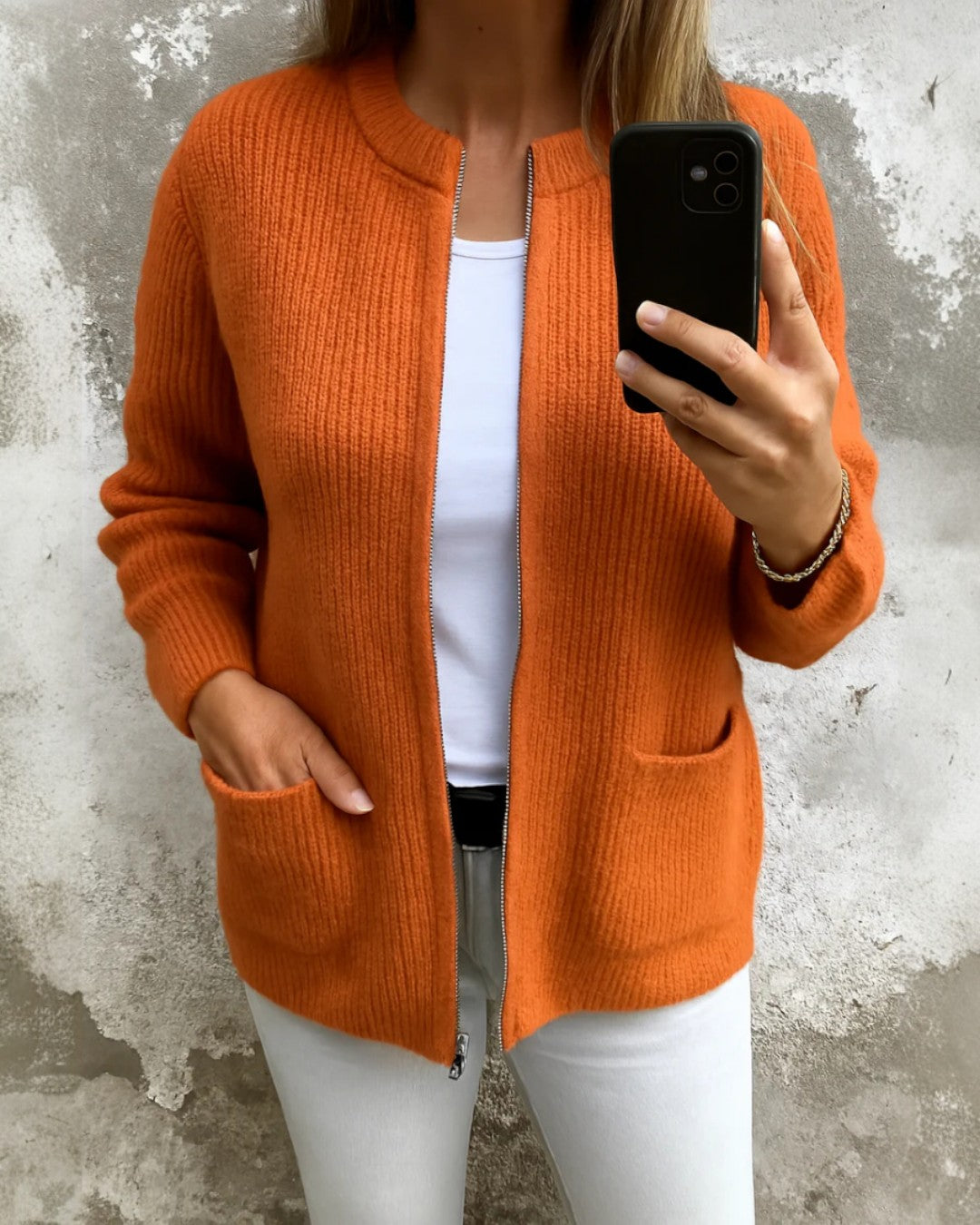 Victoria | Zip-up cardigan
