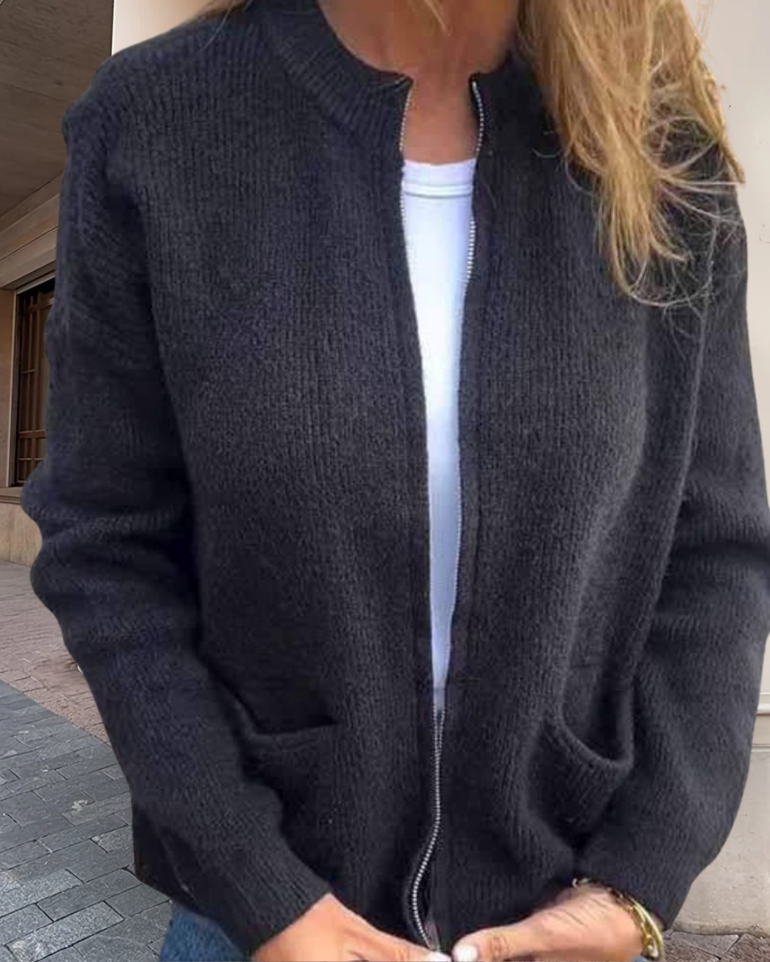 Victoria | Zip-up cardigan
