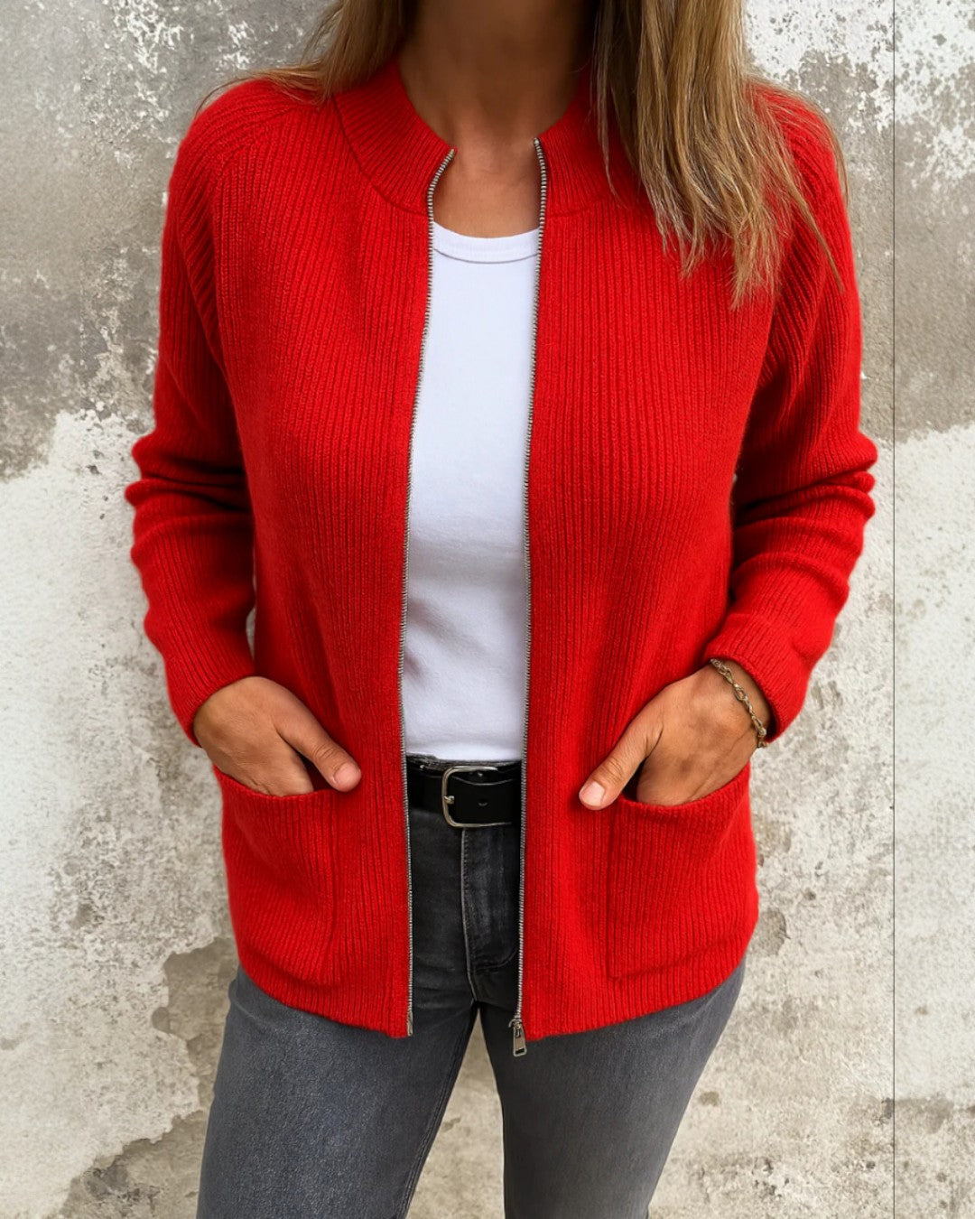 Victoria | Zip-up cardigan