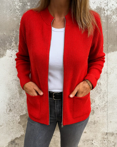 Victoria | Zip-up cardigan