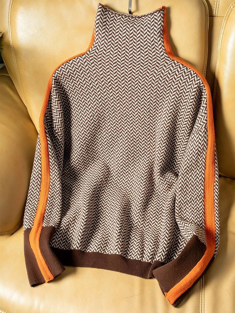 Victoria | High Neck Knit