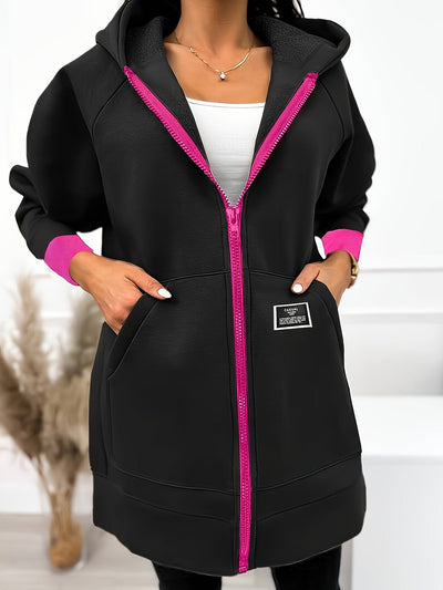 Victoria | Elegant Longline Hoodie