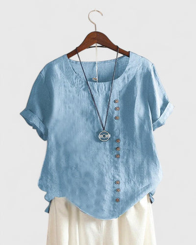 Victoria | Comfortable Short Sleeve Blouse